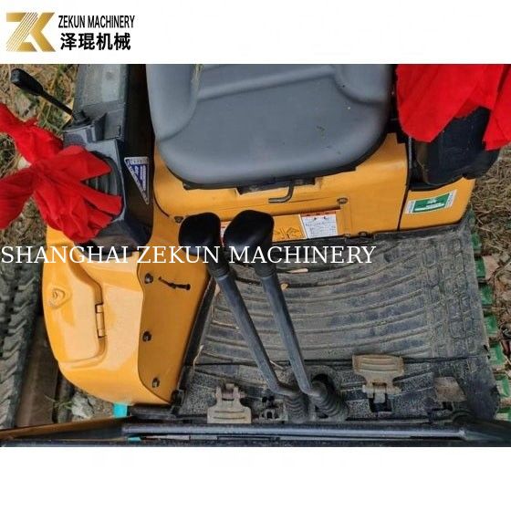 1Oryginalny hydrauliczny pompkowy mini koparz oleju napędowego z gumowym torem do budowy o pojemności 0,5 tony