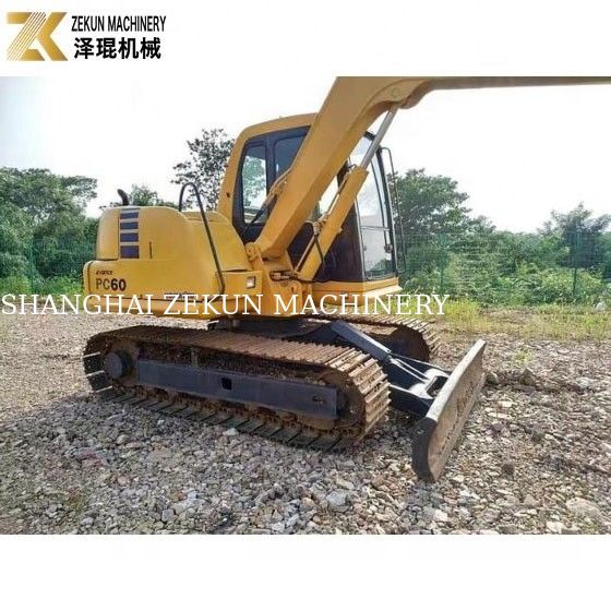 6200 KG Maszyna Waga używany Komatsu PC60-7 Koparka z Japonii oryginalna pompa hydrauliczna