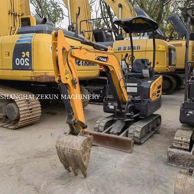 10.3KW Sany SY16C 1.6Ton Mini Ekskawator Z Gumową Oponą I Oryginalną Pompą Hydrauliczną