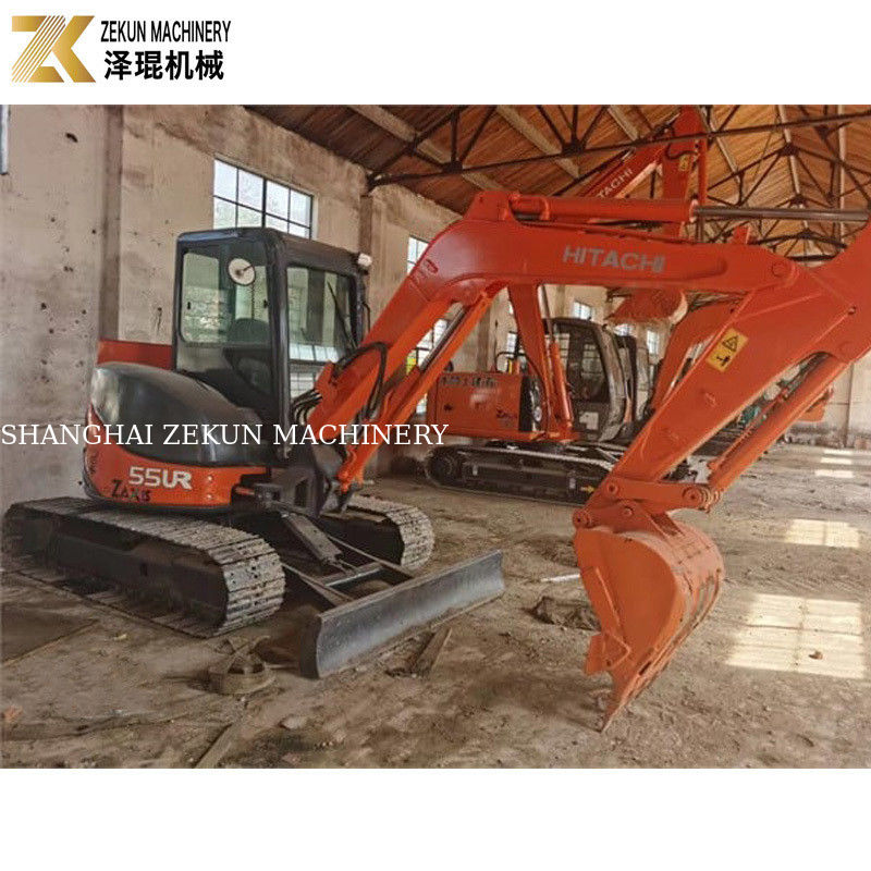 33.1Kw mocy Hitachi ZX55 Bagger 5,5 tony Mini Bagger z 2001-4000 godzin pracy