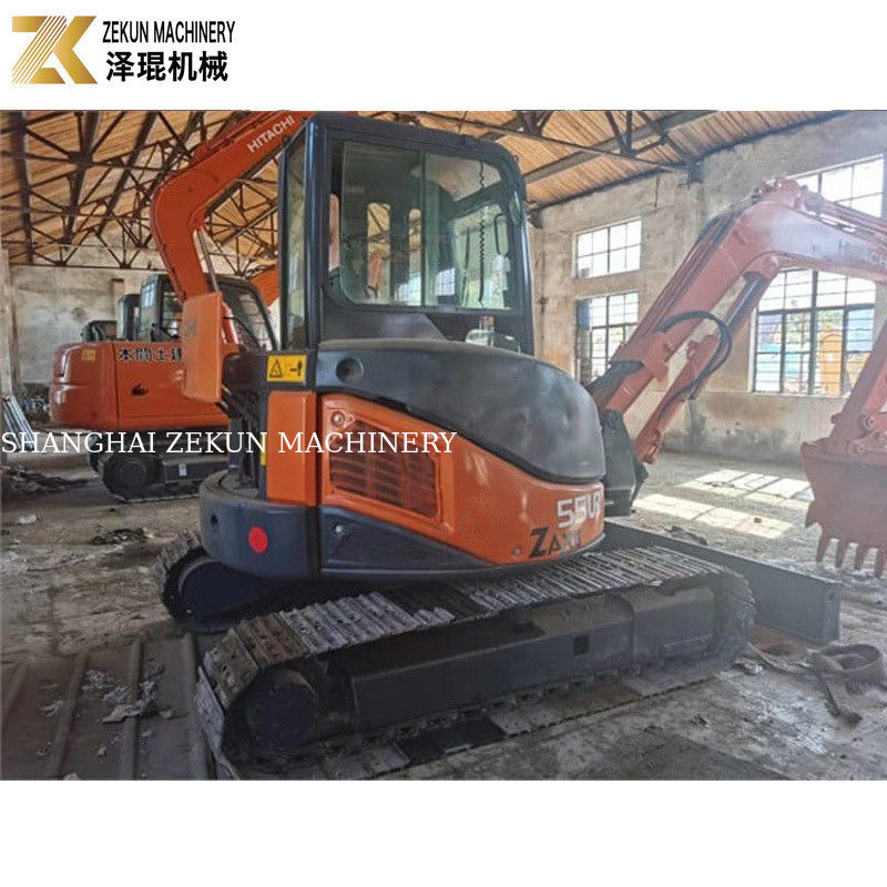 33.1Kw mocy Hitachi ZX55 Bagger 5,5 tony Mini Bagger z 2001-4000 godzin pracy