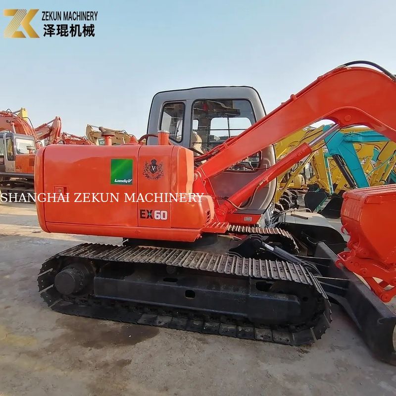 2018 Original Used Hitachi EX60 Excavator Crawler Machine EX60-5 z zawórem hydraulicznym