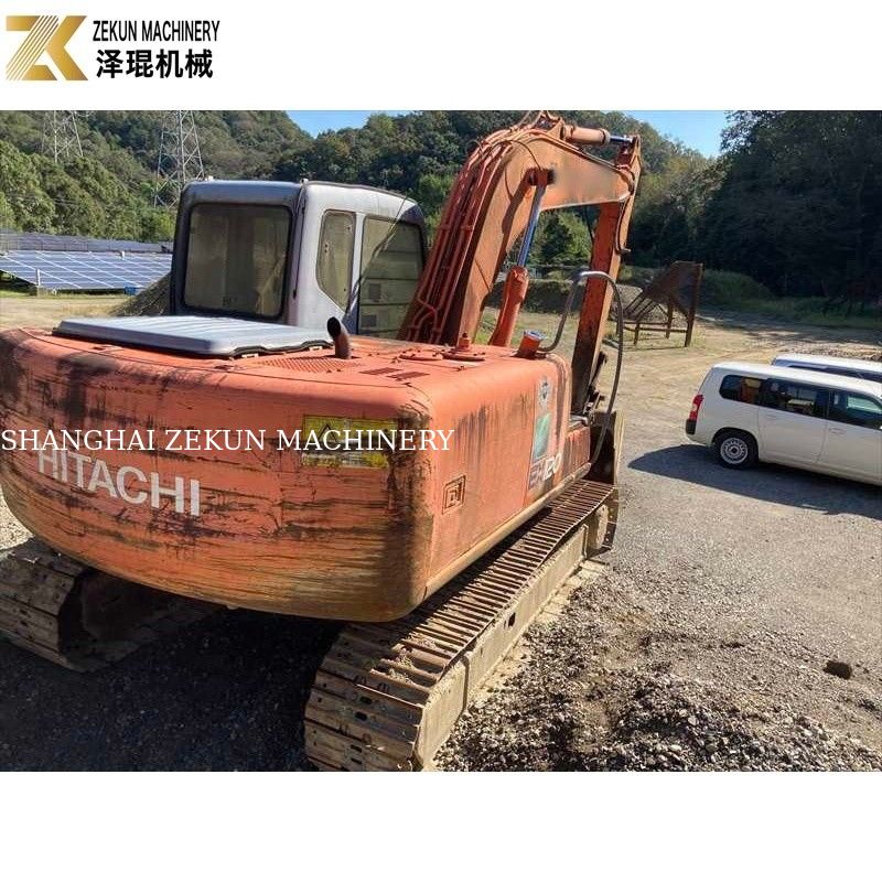 Oryginalny kolor 12Ton używany Ekskawator Hitachi EX 120 EX120-5 z silnikiem ISUZU o mocy 60,5 kW