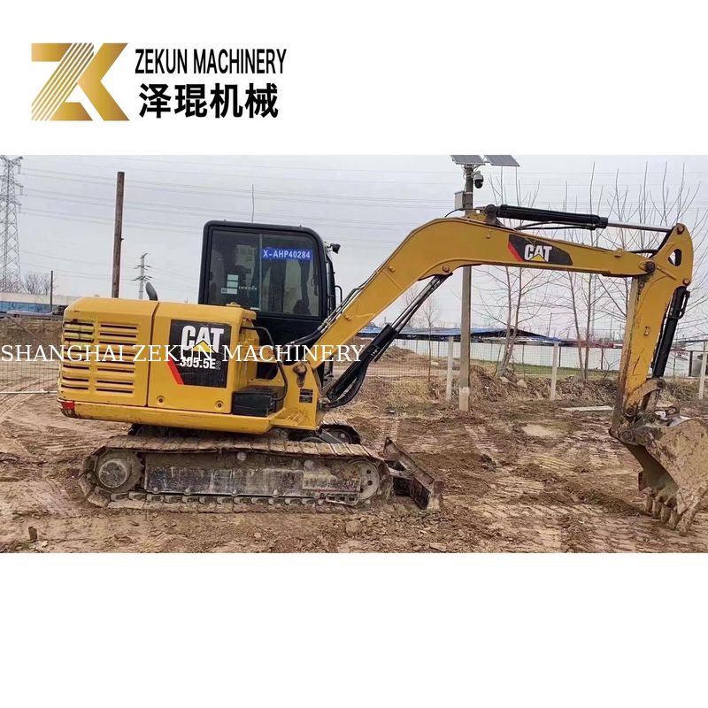 Używany CAT 305.5E2 Mini Ekskawator śledzony 305.5 5380 KG Maszyna Waga 32KW Moc