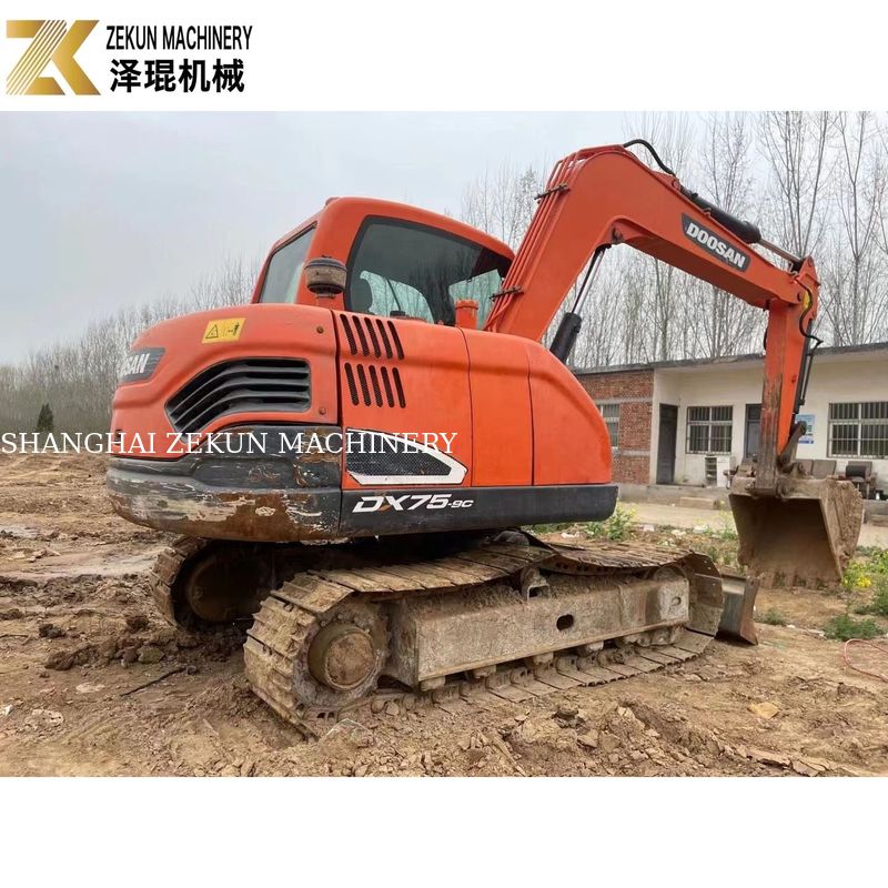 5 Ton Doosan 55 Excavator DH55 Używany Doosan Excavator 0,175M3 Wiadro