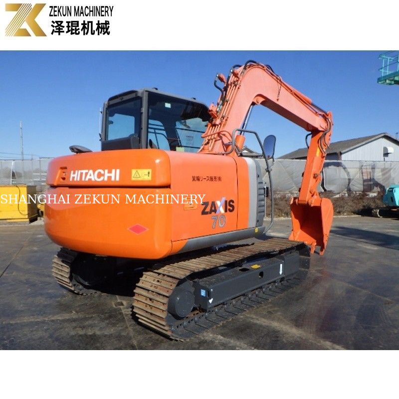 Mały Mini 7Ton Hitachi Zaxis 70 Crawler Excavator ZX70 z 2001-4000 godzin pracy