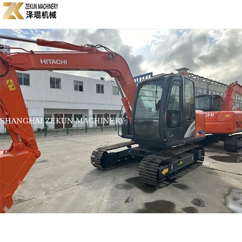 Używany grabarz Hitachi ZX70 z silnikiem ISUZU i oryginalną pompą hydrauliczną w Japonii