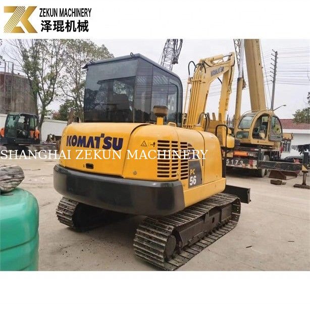 Komatsu PC56-7 Mini Excavator o masie roboczej 5 ton i trwałym silniku wysokoprężnym