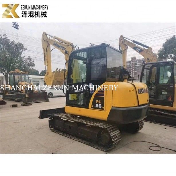 Komatsu PC56-7 Mini Excavator o masie roboczej 5 ton i trwałym silniku wysokoprężnym