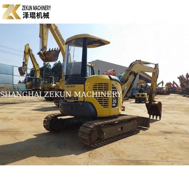 Miniaturowy użyty koparz Komatsu PC35 3tony Masa operacyjna 3700 kg Masa maszyny