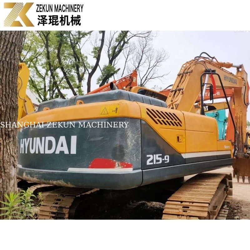21 ton używany Hyundai 215 Excavator R215-9 używane koparki z oryginalną pompą
