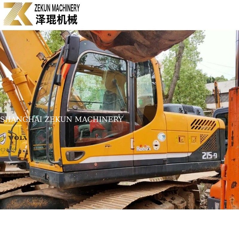 21 ton używany Hyundai 215 Excavator R215-9 używane koparki z oryginalną pompą