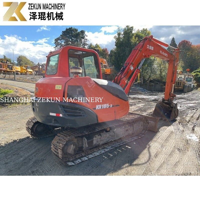 KX185 KX185-3 8 Ton Mini Excavator Kubota 185 używany Excavator Machine
