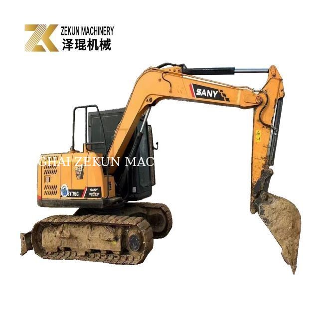 7.5ton SANY 75C grabarz używany z innymi cylindrami hydraulicznymi i w 2015 roku