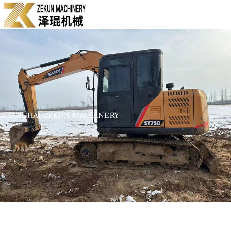 7.5ton SANY 75C grabarz używany z innymi cylindrami hydraulicznymi i w 2015 roku