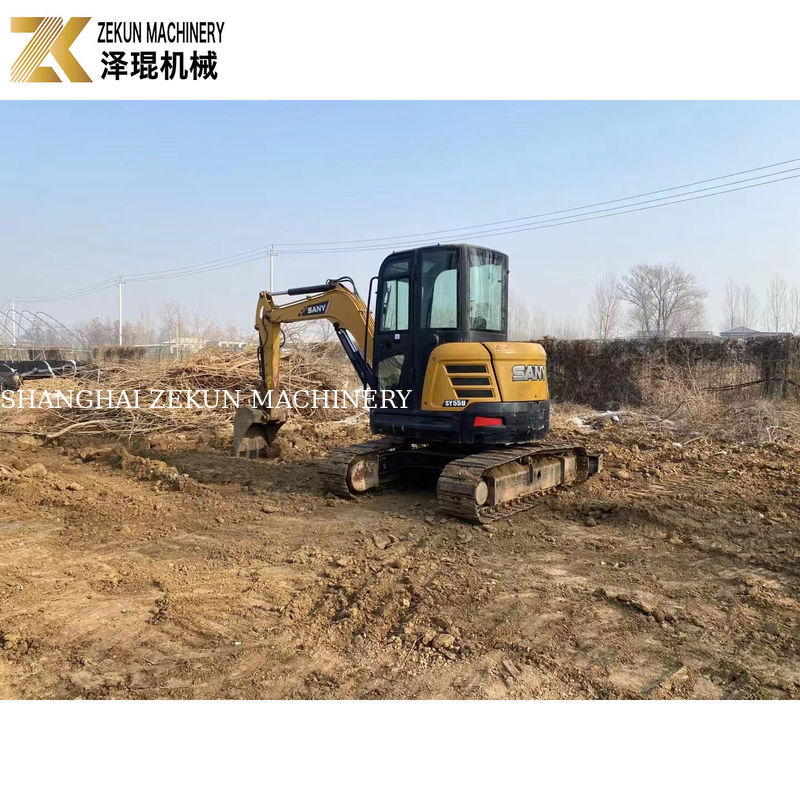 SANY SY55U 5.5T Mini Ekskawator z innymi pompami hydraulicznymi w dobrym stanie