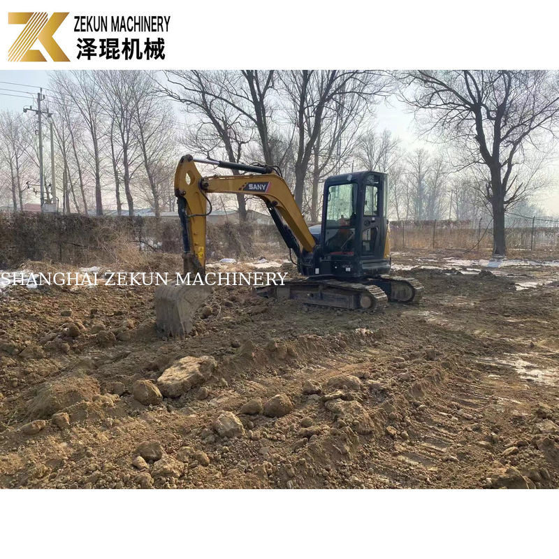 SANY SY55U 5.5T Mini Ekskawator z innymi pompami hydraulicznymi w dobrym stanie