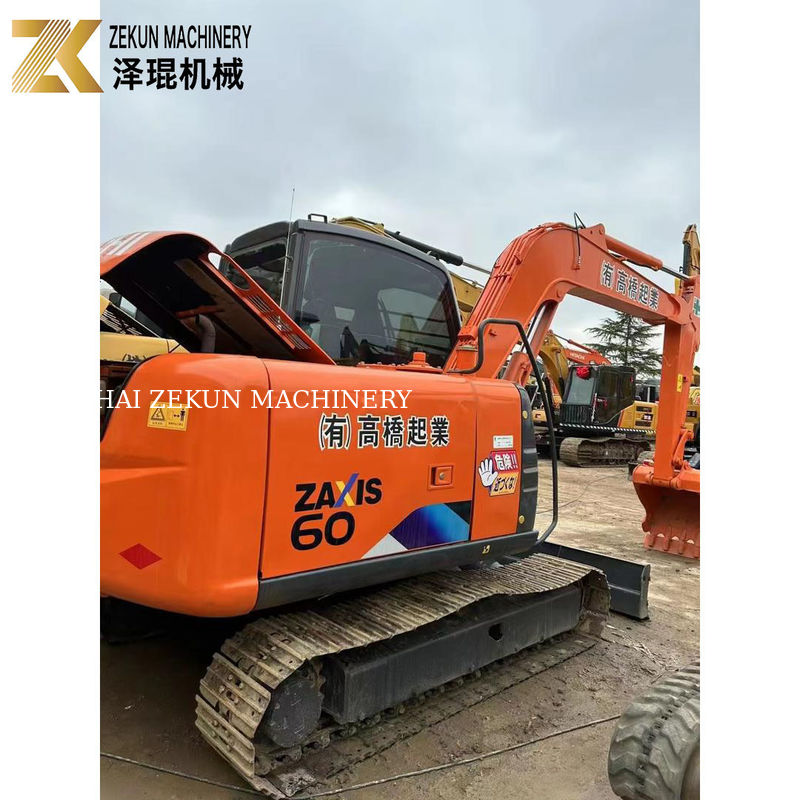 HITACHI ZX 60 6 ton Mini używany hydrauliczny grabarz o pojemności wiadra 0,22 m3