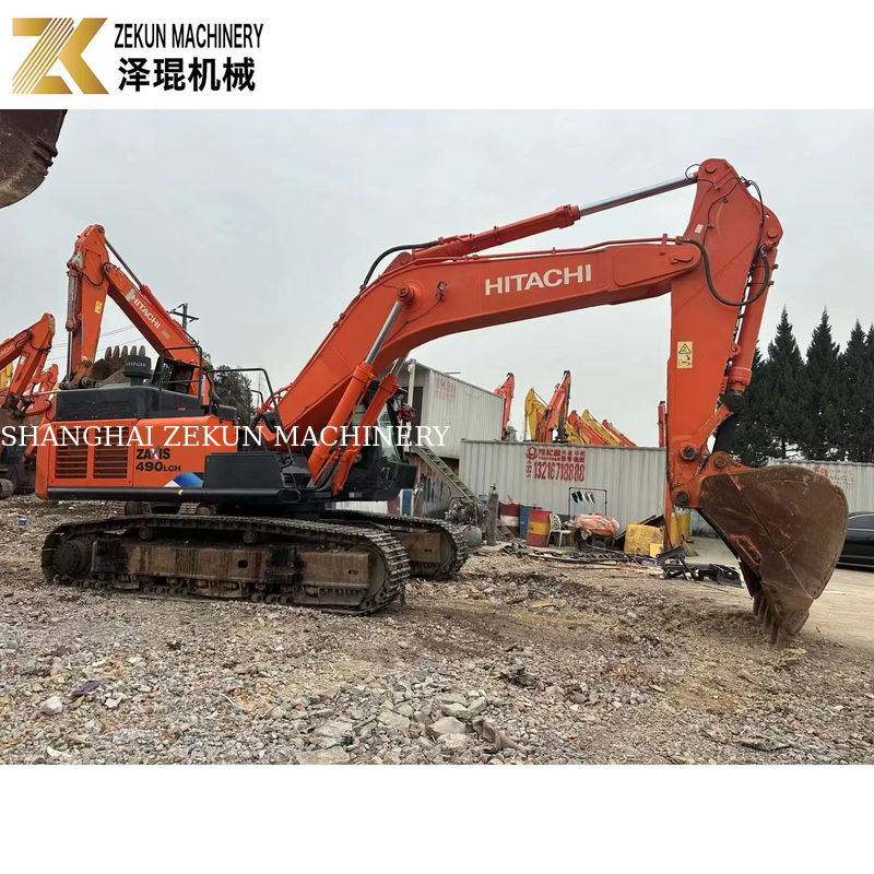 Oryginalny 49T Hitachi ZX 490 LCA-5A Digger używany z innym układem hydraulicznym