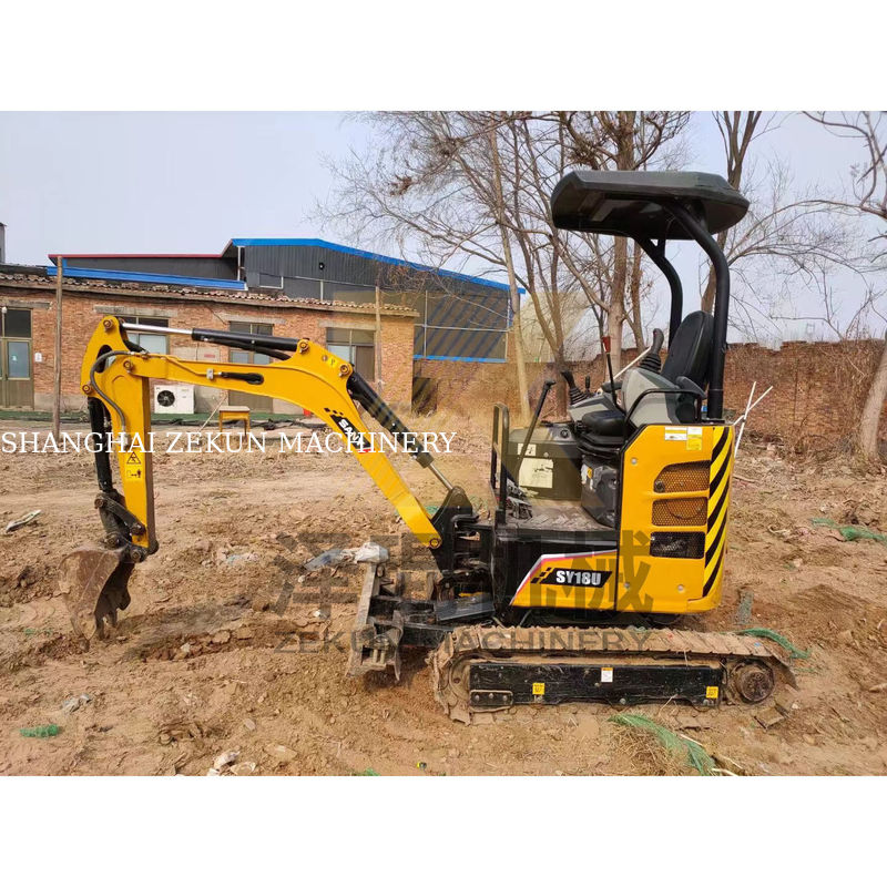 SANY SY18U 1,8 tony Mini Excavator z mocą 14,6 kW i pojemnością wiadra 0,04 m3