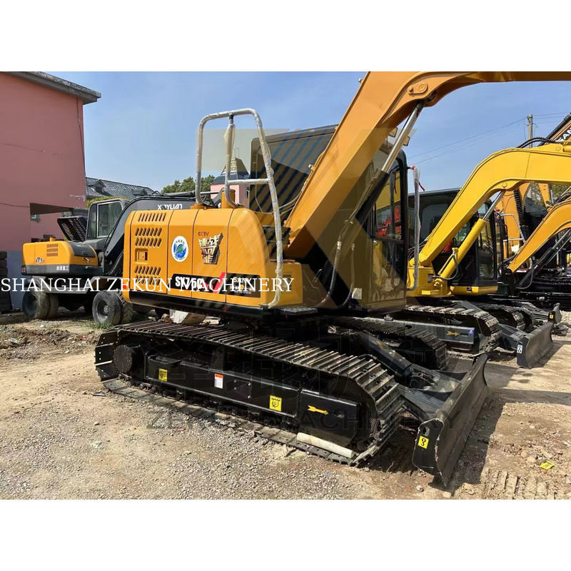 Używana koparka Sany 75 C Pro z oryginalnym cylindrem hydraulicznym i silnikiem ISUZU