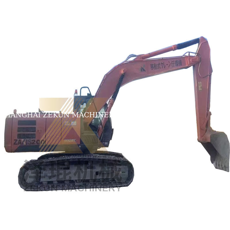 Ekskawator używany Hitachi ZX200-5G z Japonii o masie roboczej 20 ton i cylindrze