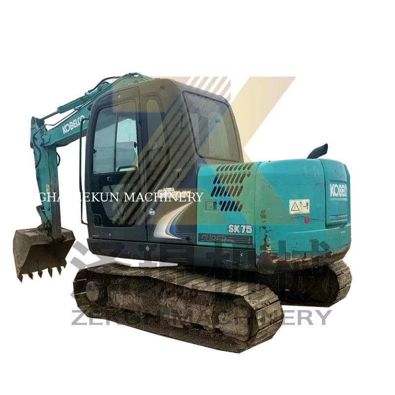 0.4m3 Pojemność wiadra 2017 Używany Kobelco 907 E307D Sk75 Sk75-11 Ekskawator w Szanghaju