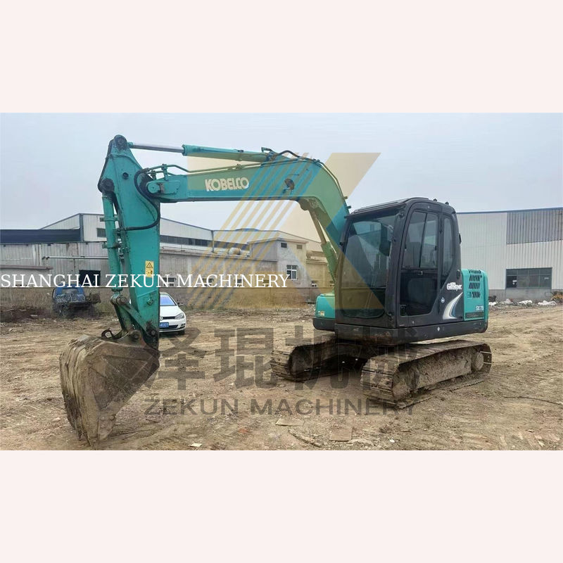 0.4m3 Pojemność wiadra 2017 Używany Kobelco 907 E307D Sk75 Sk75-11 Ekskawator w Szanghaju