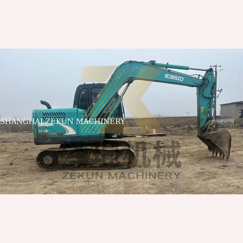 0.4m3 Pojemność wiadra 2017 Używany Kobelco 907 E307D Sk75 Sk75-11 Ekskawator w Szanghaju