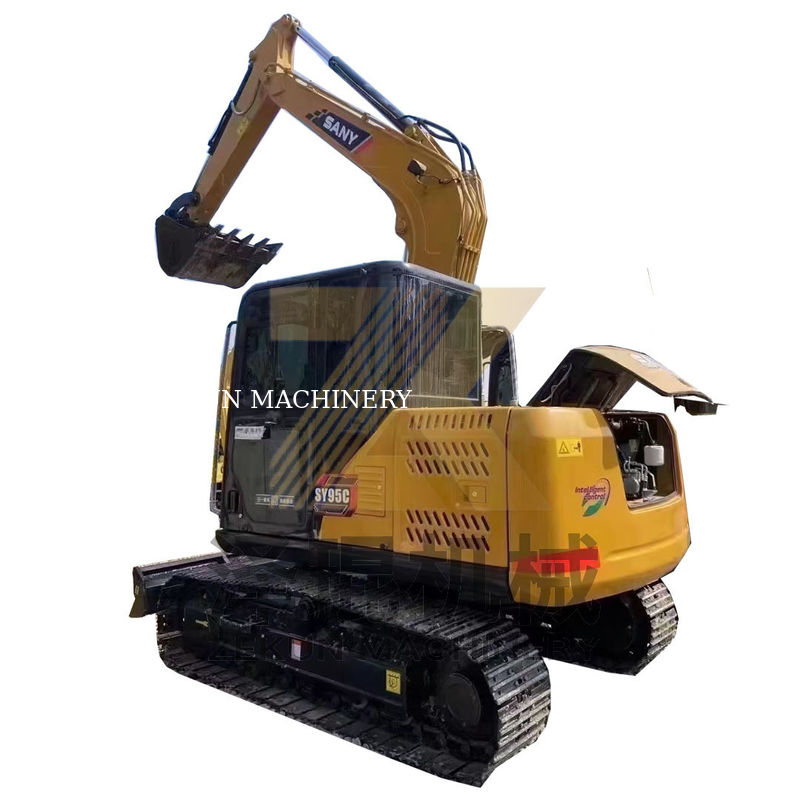 Inne hydrauliczne cylinery używane koparki Sany SY95C Pro z pojemnością wiadra 0,39 m3