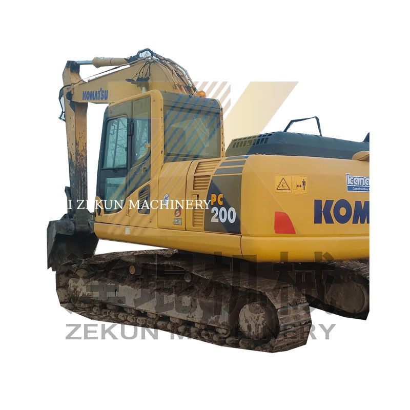 Komatsu PC200-7 PC200-8N1 Crawler Excavator Digger z silnikiem o mocy 110 kW w Szanghaju