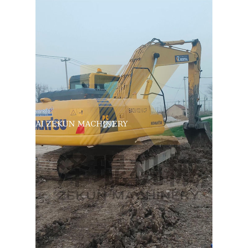 Komatsu PC200-7 PC200-8N1 Crawler Excavator Digger z silnikiem o mocy 110 kW w Szanghaju