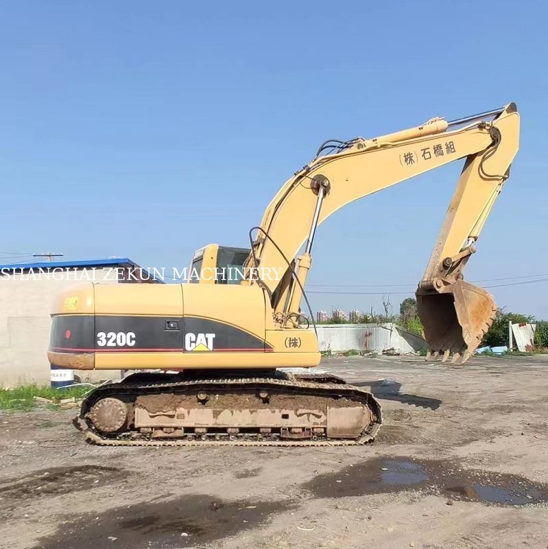 Całkowicie hydrauliczny system wykorzystywany CAT320C grabarz Wysoka moc kopania dla Twojej firmy