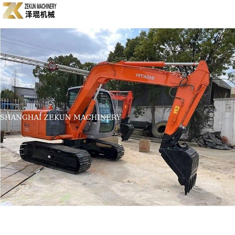 Stosowany grabarz Hitachi ZX70 z oryginalną pompą hydrauliczną i godzinami pracy 2001-4000