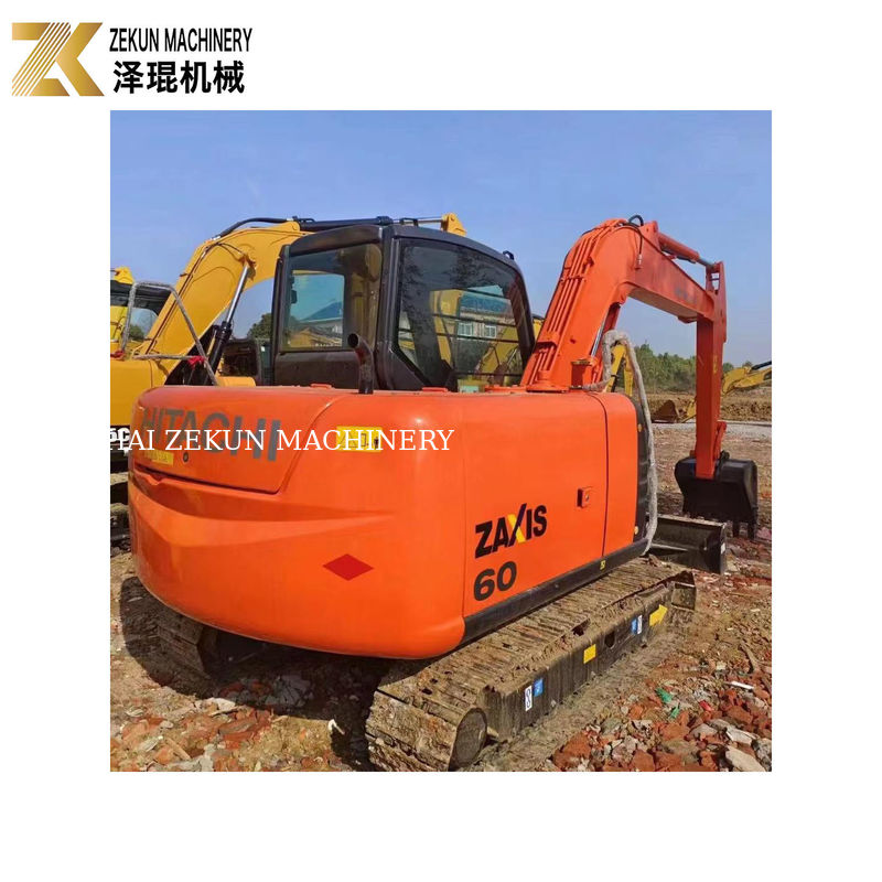 6 ton używany Hitachi ZX60 Mini Excavator o mocy 40,5 kW w dobrym stanie