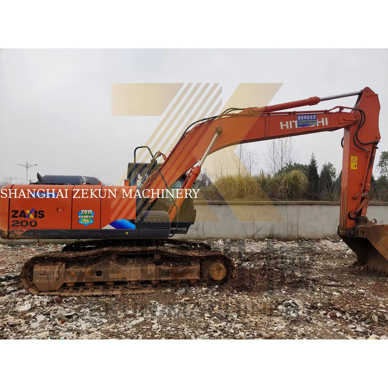 Używany Hitachi ZX200-5 Ekskawator 20 Ton oryginalny Japonia dla potrzeb budowlanych