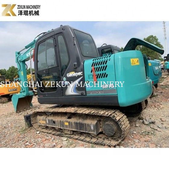 7 ton Mini Ekskawator Kobelco SK 75 SR UR z silnikiem ISUZU i oryginalną pompą hydrauliczną