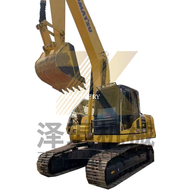 Stosowana Komatsu PC200-8 PC200 Koparka do przenoszenia ziemi z pojemnością wiadra 0,8m3