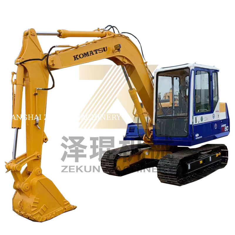 Stosowany grabarz Komatsu PC60-5 w dobrym stanie z innym cylindrem hydraulicznym i w 2022 r.
