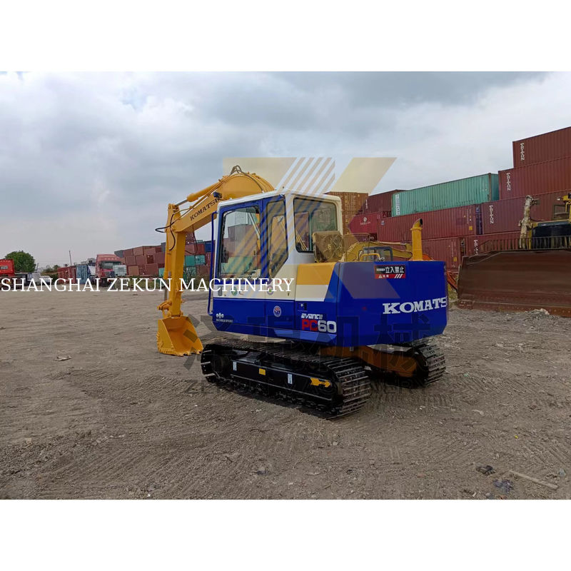 Stosowany grabarz Komatsu PC60-5 w dobrym stanie z innym cylindrem hydraulicznym i w 2022 r.