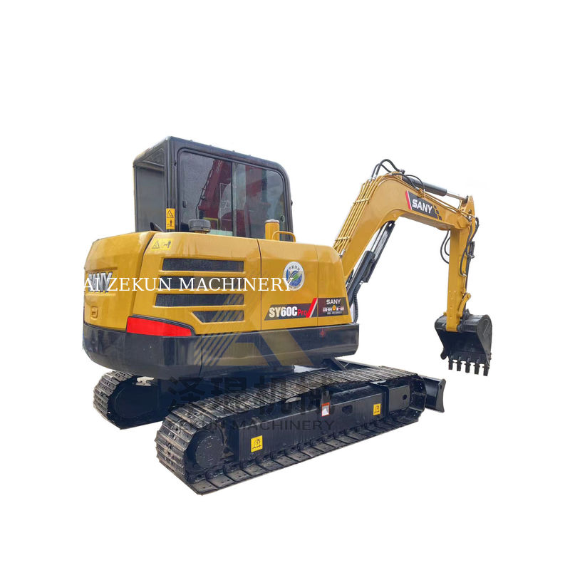 Sany SY60C Pro Crawler Hydraulic Excavator z silnikiem Sany i 0-2000 godzinami pracy