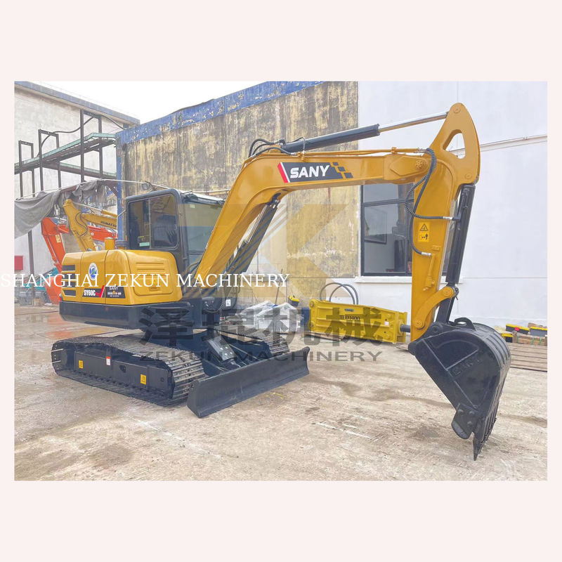 Sany SY60C Pro Crawler Hydraulic Excavator z silnikiem Sany i 0-2000 godzinami pracy