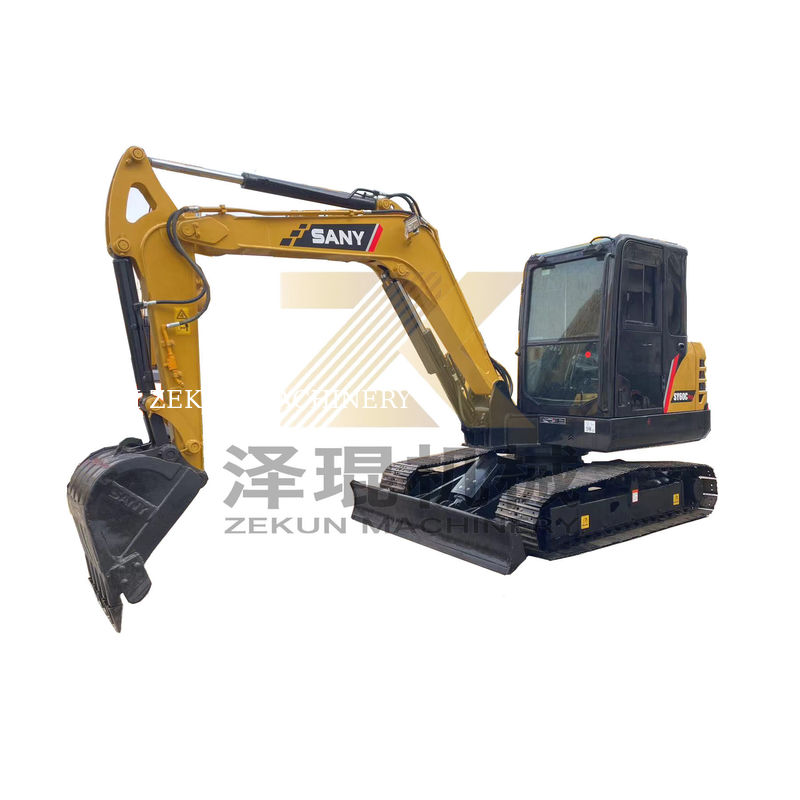 Sany SY60C Pro Excavator 0-2000 Godziny pracy 36KW Idealny do projektów budowlanych