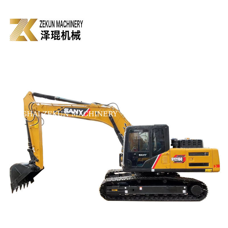 Dobry wydajność 21Ton SANY Sy215c Excavator Crawler w stanie 90% i rozsądny