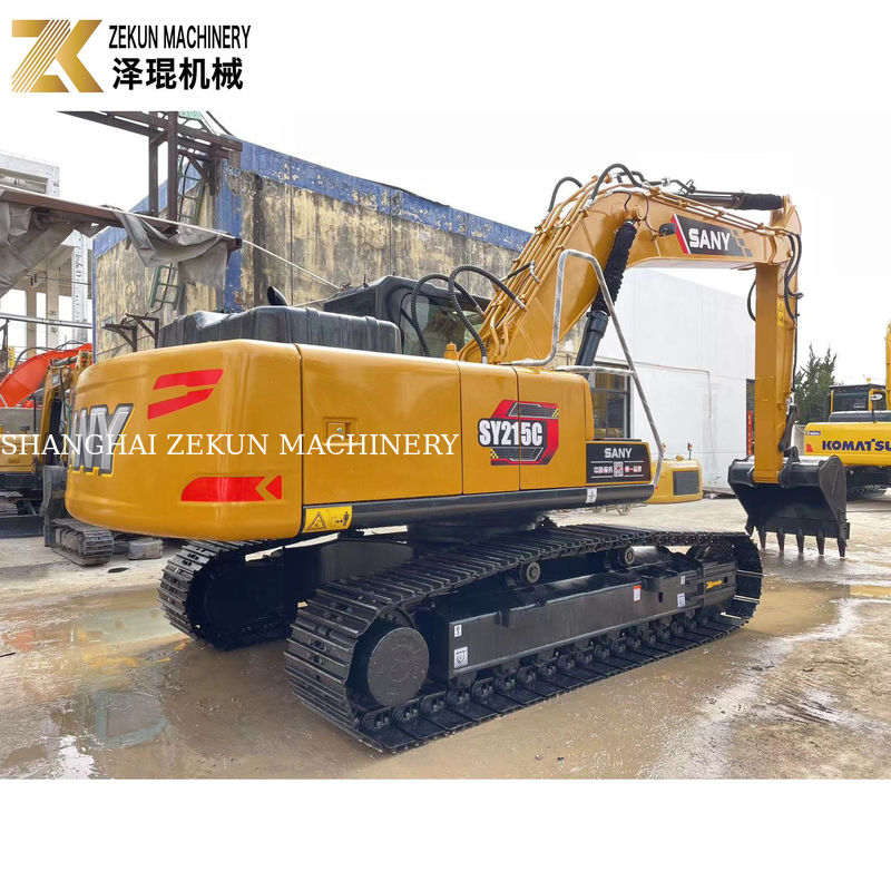 Dobry wydajność 21Ton SANY Sy215c Excavator Crawler w stanie 90% i rozsądny
