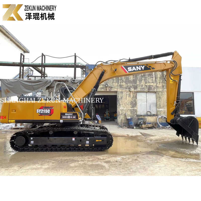 Dobry wydajność 21Ton SANY Sy215c Excavator Crawler w stanie 90% i rozsądny