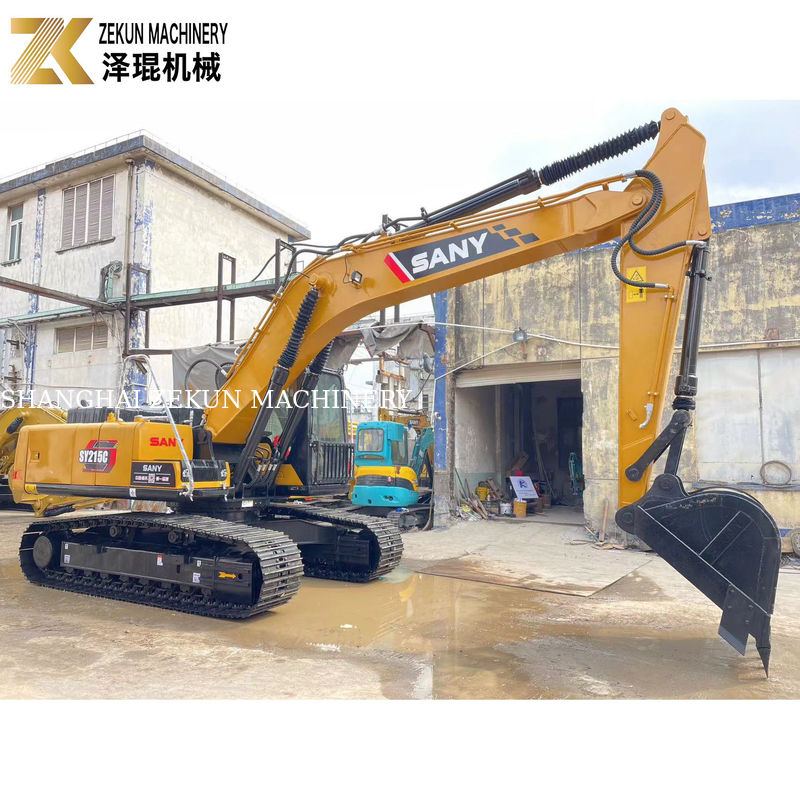 Dobry wydajność 21Ton SANY Sy215c Excavator Crawler w stanie 90% i rozsądny