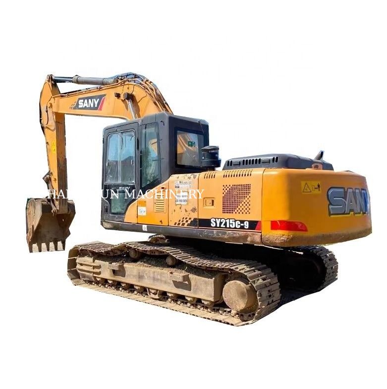 Wykorzystany 21tonowy Sany SY215C-9 SY215C PRO Excavator Crawler do ciężkiej budowy