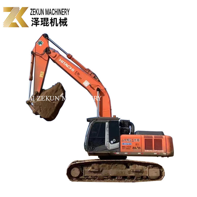 W dobrym stanie używany grabarz HITACHI ZX350-3 o masie 35 ton silnik ISUZU