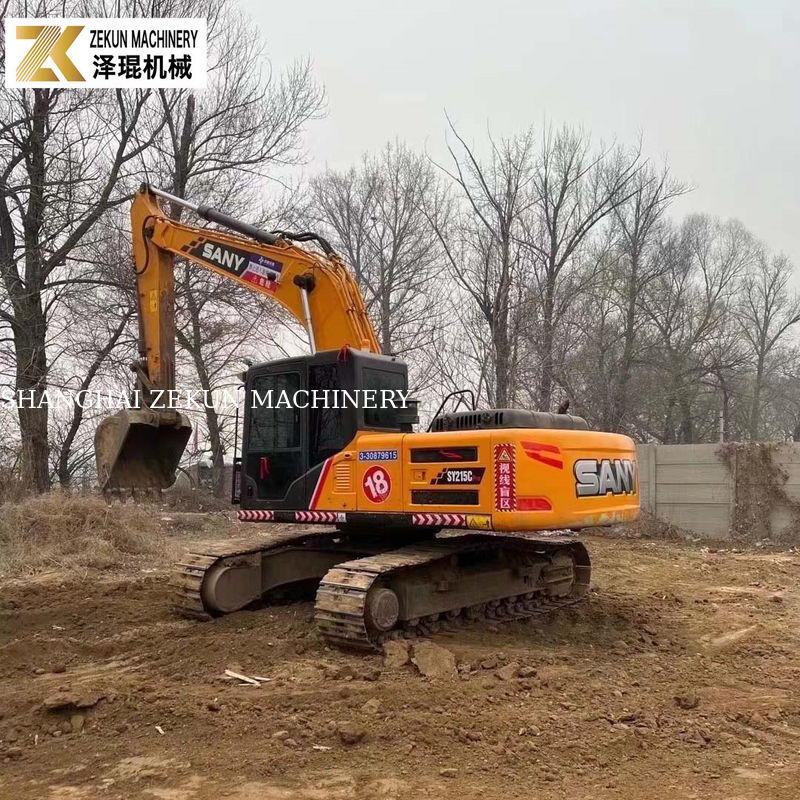 Stosowany Sany SY215C Pro Excavator Średni wielkości Crawler z wiadrem 1,2M3